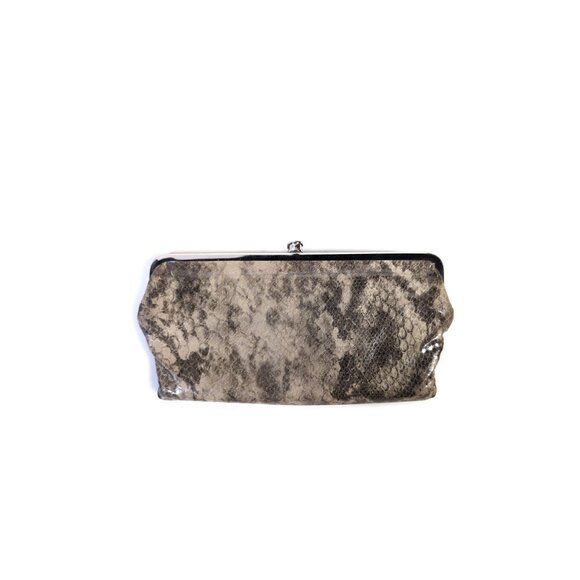Beautiful Lauren Hobo Wallet Snakeprint Leather - Picture 6 of 6